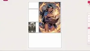 Moving images on canvas