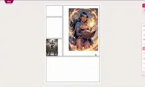 Resizing panel with handles