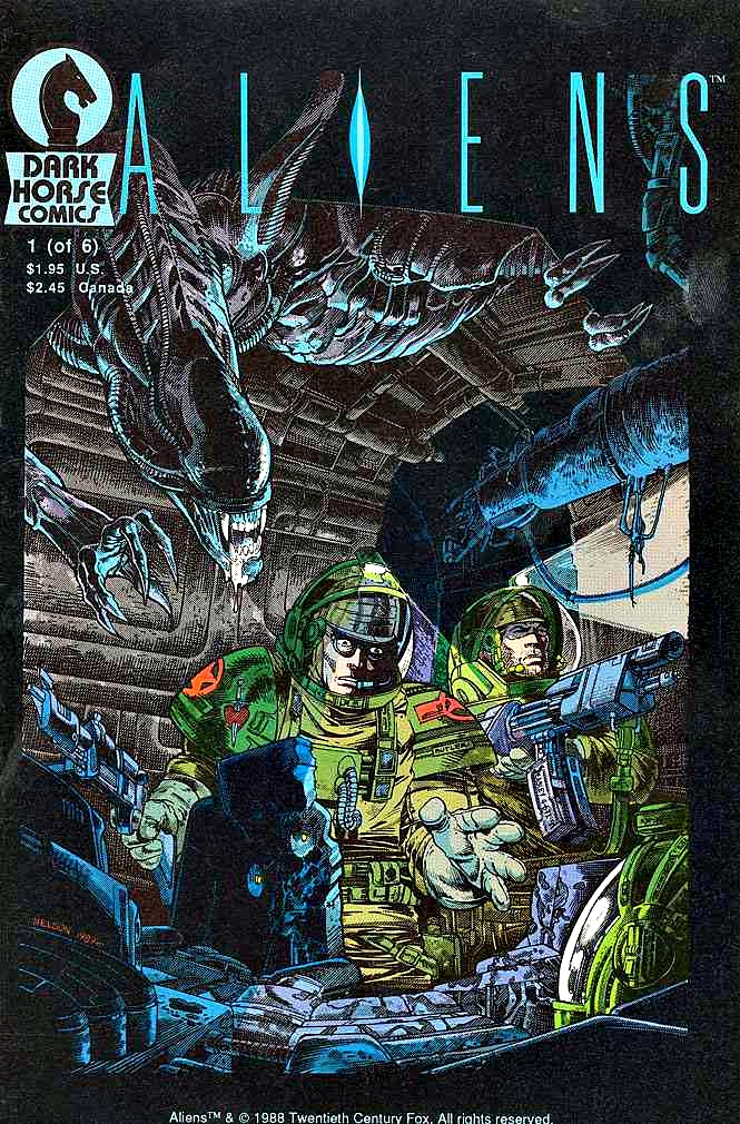 Alien Comic Over by Dark Horse